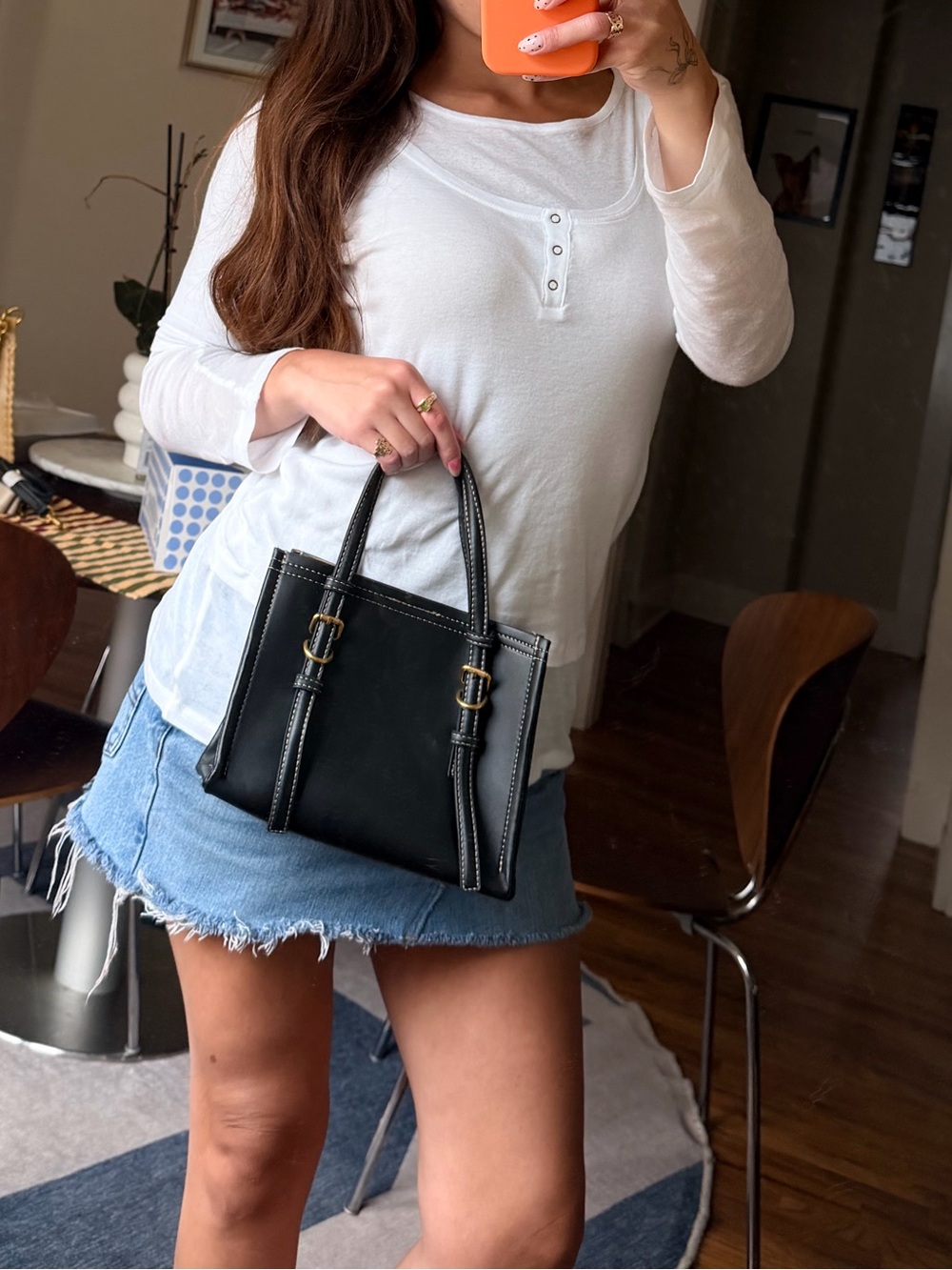 Zara Multi-Wear Black Bag